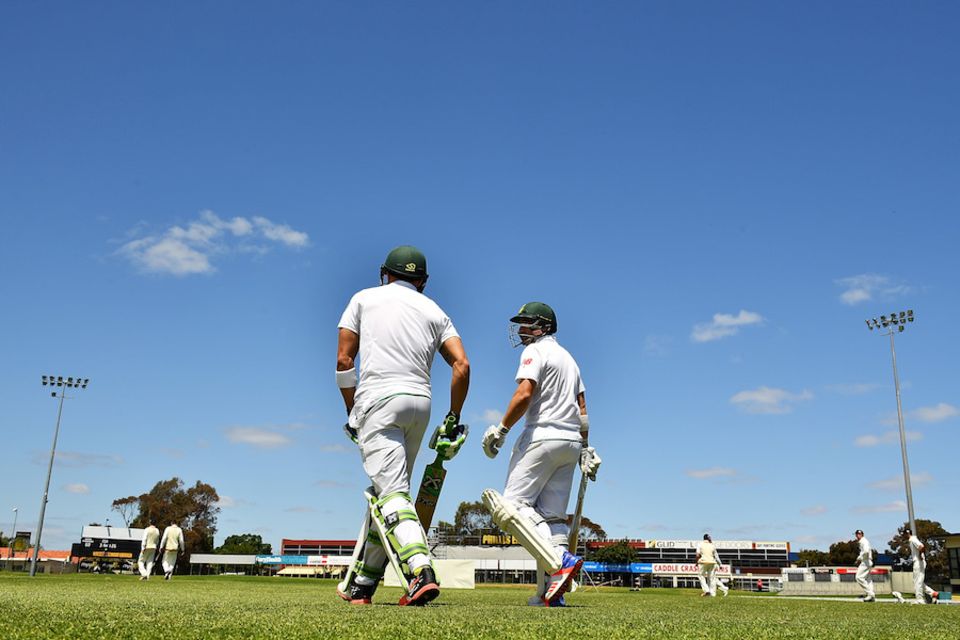 Having spent two weeks, in which time they played two practice matches, ahead of the Tests, South Africa are feeling confident