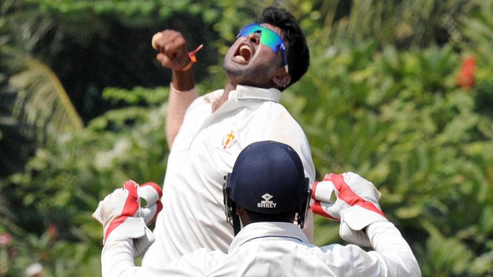Krishnappa Gowtham's figures of 7 for 108 were his best in first-class cricket