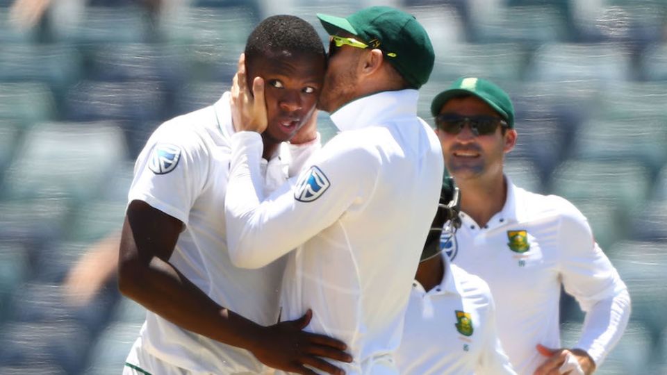 Faf du Plessis said both sides found reverse swing in Perth