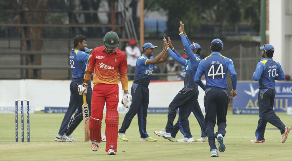 Zimbabwe's batsmen were undone by conditions conducive to swing bowling and some shoddy strokes