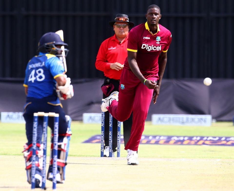 Jason Holder's figures of 8-0-16-2 set the tone for West Indies' win