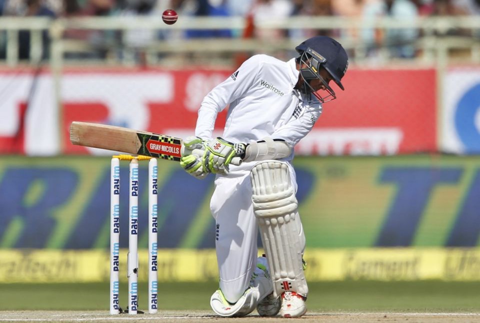 Haseeb Hameed faced down his first barrage of short balls in international cricket