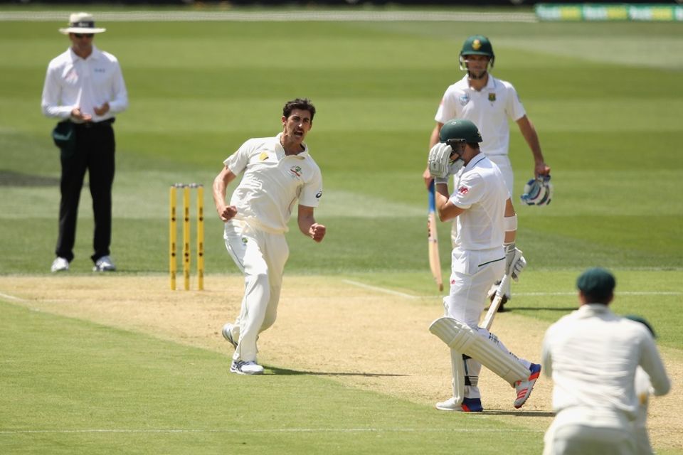 Mitchell Starc struck the first blow