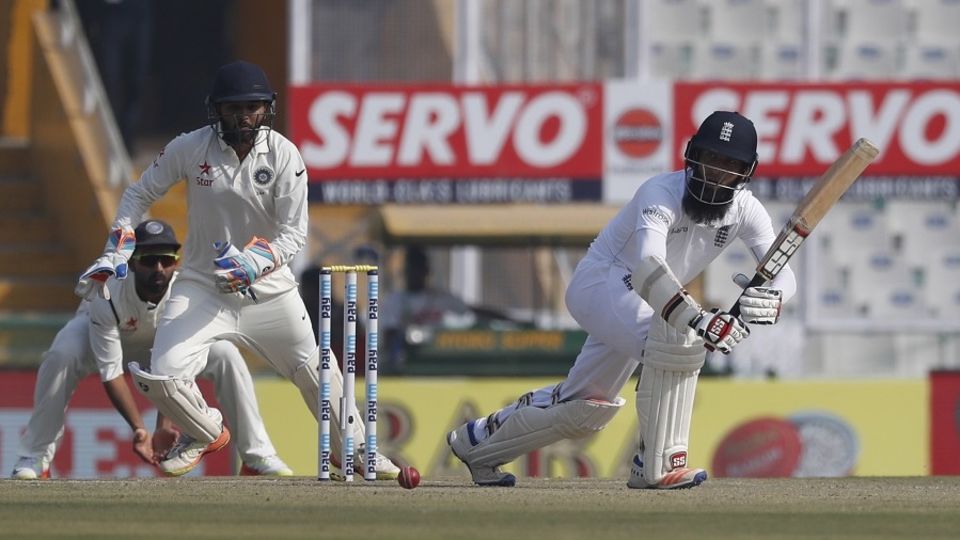 Moeen Ali made scores of 16 and 5 batting at No. 4 and No. 3 in Mohali