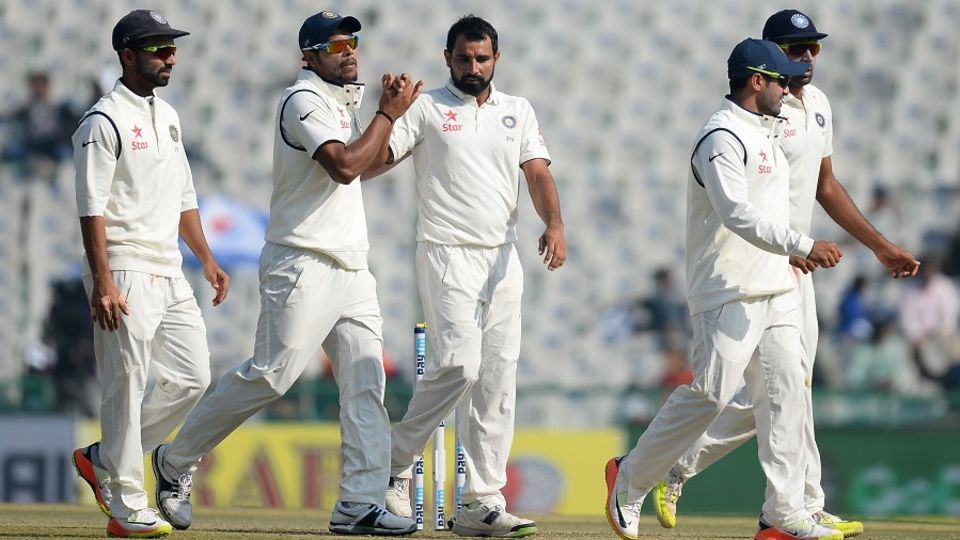 Mohammed Shami suffered a leg niggle, which was attributed to cramps, in Rajkot