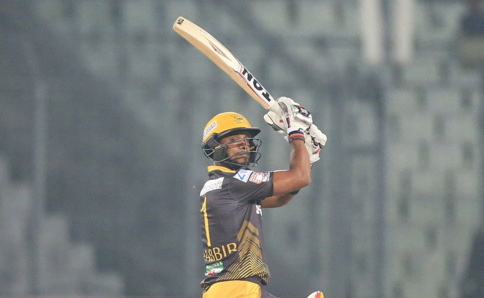 Sabbir Rahman's dismissal in the tenth over led to a slump in Rajshahi Kings' chase