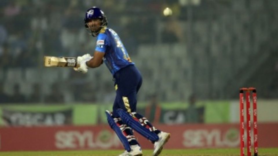 Kumar Sangakkara scored a 33-ball 36