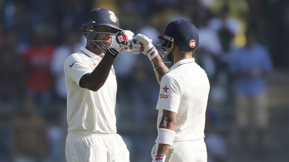 Virat Kohli and Jayant Yadav added an India record eighth-wicket stand