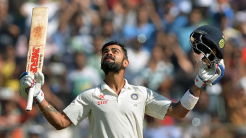 Virat Kohli reached his third double hundred of the year