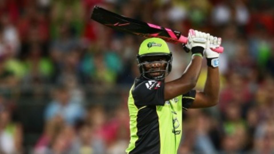 Andre Russell's bat turned heads