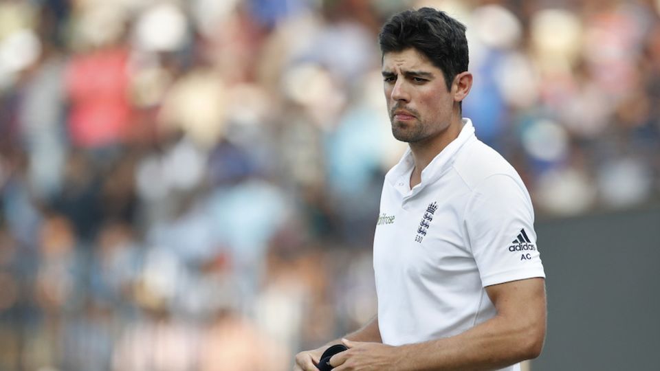 Alastair Cook's expression sums up his team's tour