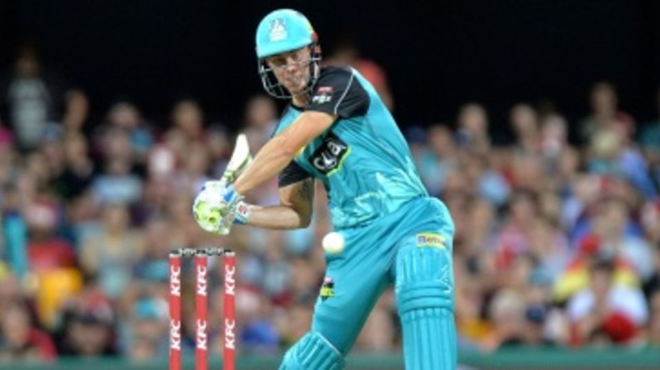 Chris Lynn prepares to smash one