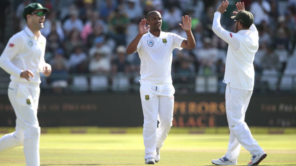 Vernon Philander passed 150 Test wickets in the course of his four-wicket haul