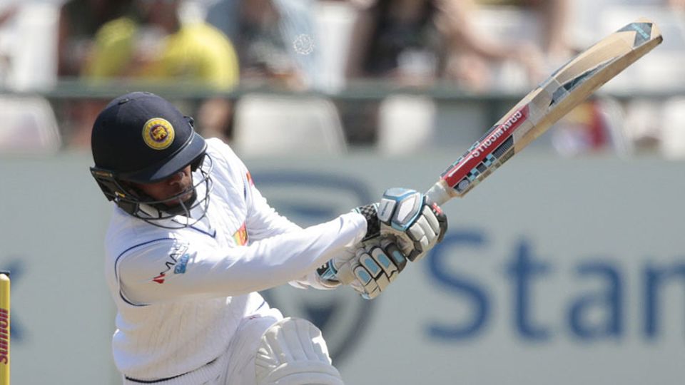 Kusal Mendis played one slog-sweep successfully ... a second one less so