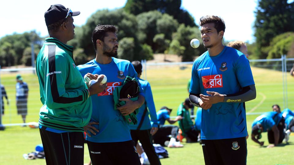 "Mash [Mortaza] has been the most experienced fast bowler we have in Bangladesh. He is not around for the Test matches. For the one-day games, they can speak to him for experience, but these kids are going to be the ones that the next generation of Bangladeshi fast bowlers will look up to"