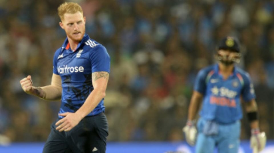 Ben Stokes got the big wickets of Yuvraj Singh and Virat Kohli