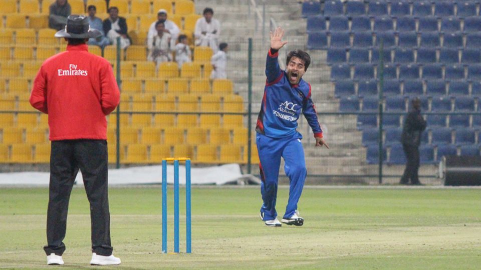 File photo: Ireland's middle order could not handle Rashid Khan's clever changes of pace