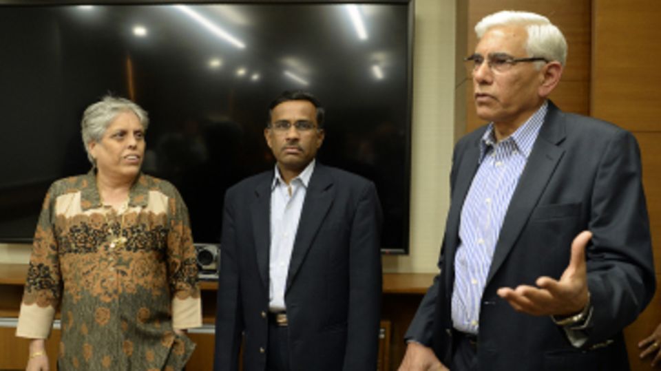Diana Edulji, Vikram Limaye and Vinod Rai are part of the BCCI administrative panel appointed by the Supreme Court