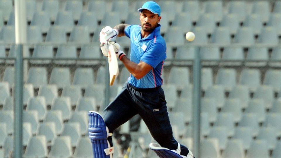 Dhawan somewhat made up for his lack of runs in the Vijay Hazare Trophy by hitting a century in the Deodhar Trophy