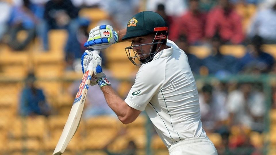 Shaun Marsh struck an impressive half-century after surviving half a caught behind appeal