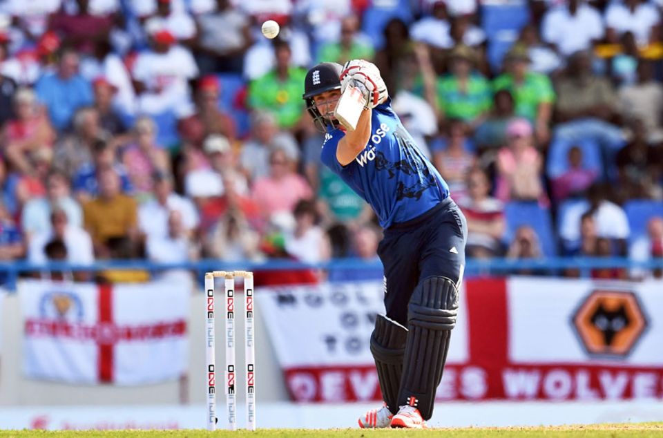 Chris Woakes impressed with the bat in England's four-wicket win in the second ODI