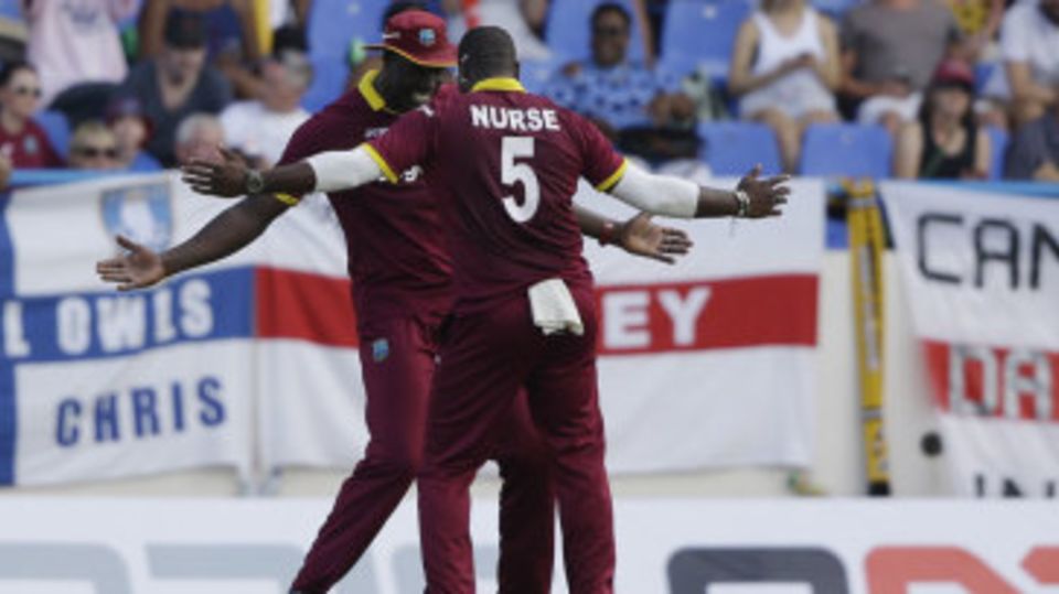 Two to tango: Carlos Brathwaite and Ashley Nurse show off some moves