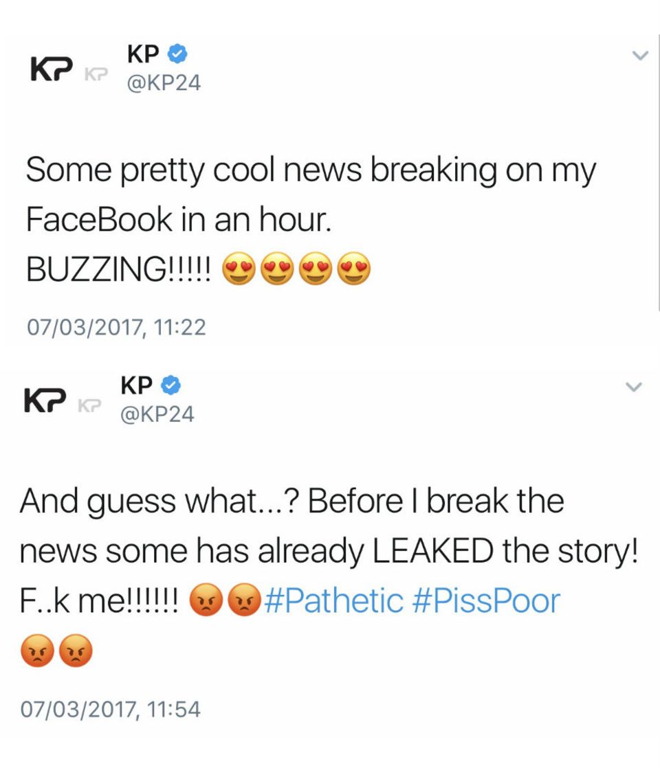 Kevin Pietersen's excitement at returning to Surrey was rather dampened when ESPNcricinfo broke his news before him. Sorry KP!