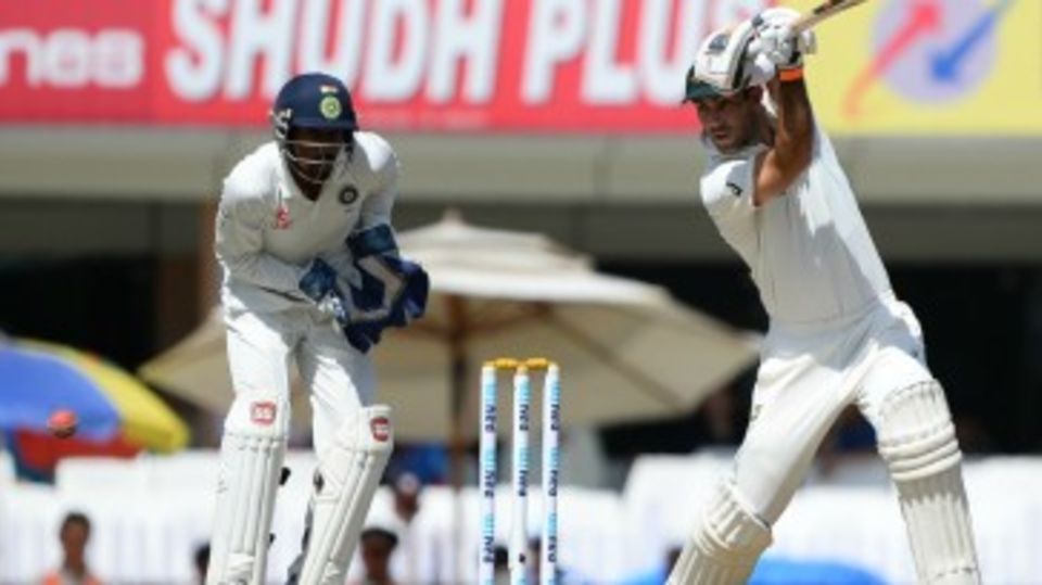 Glenn Maxwell twirls his wrists to cut square