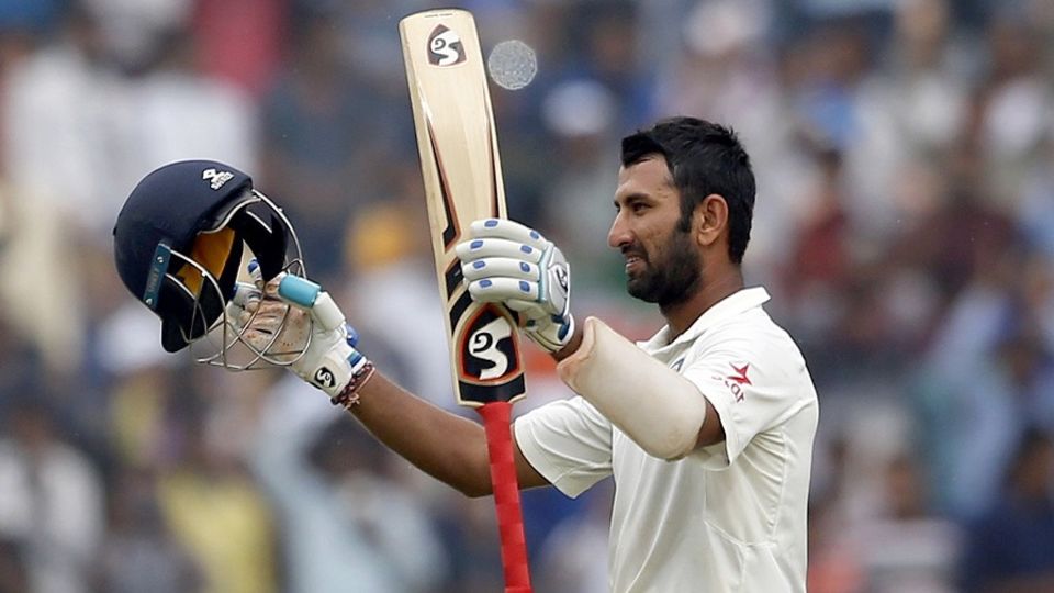 Which recent Indian cricketer does Pujara remind you of?