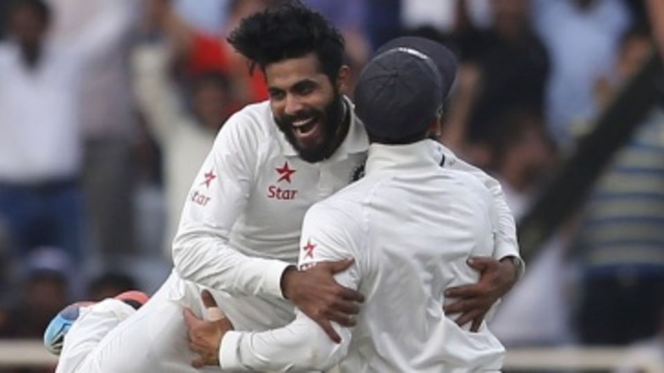 Ravindra Jadeja took two wickets before stumps