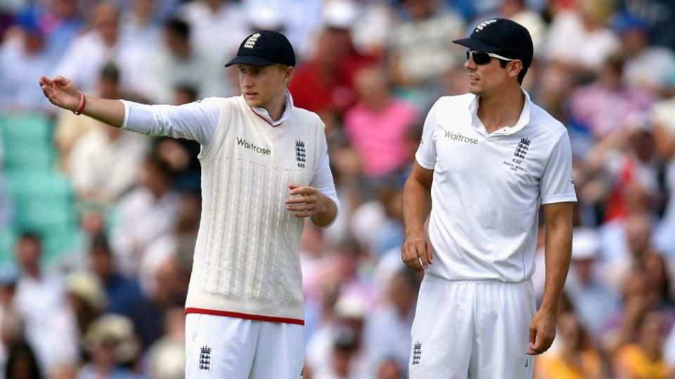 Alastair Cook was Joe Root's captain in each of his first 53 Tests