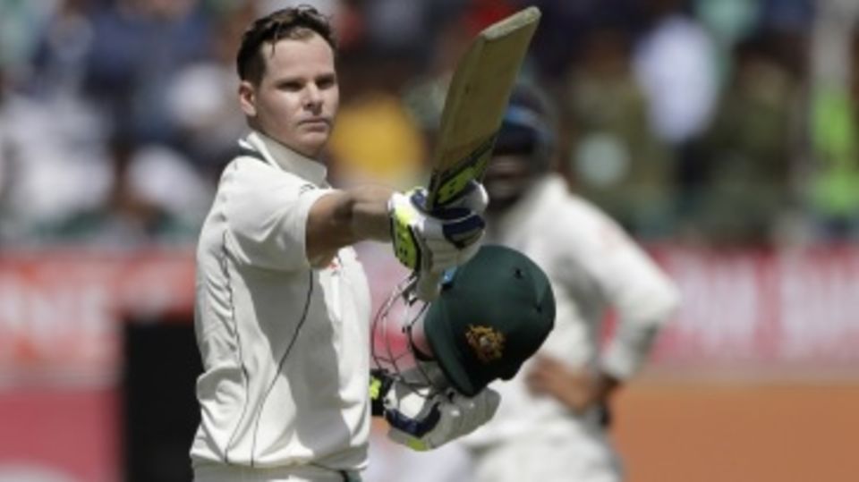 Steven Smith struck his third century of the series