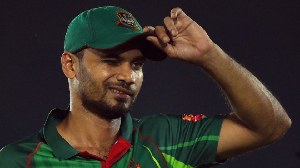 Mashrafe Mortaza reacts in the field