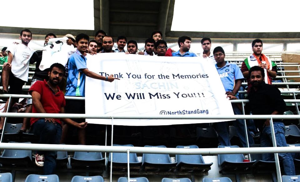 At Sachin Tendulkar's final Test, 2013