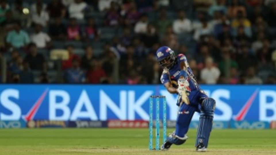 Hardik Pandya smashes one over cover