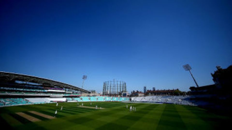 The Kia Oval was bathed in sunshine for the opening round against Warwickshire