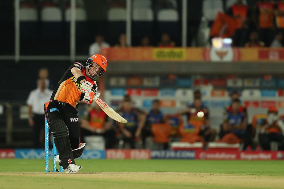 David Warner reached his half-century off the 25th ball of Sunrisers Hyderabad's innings against Kolkata Knight Riders