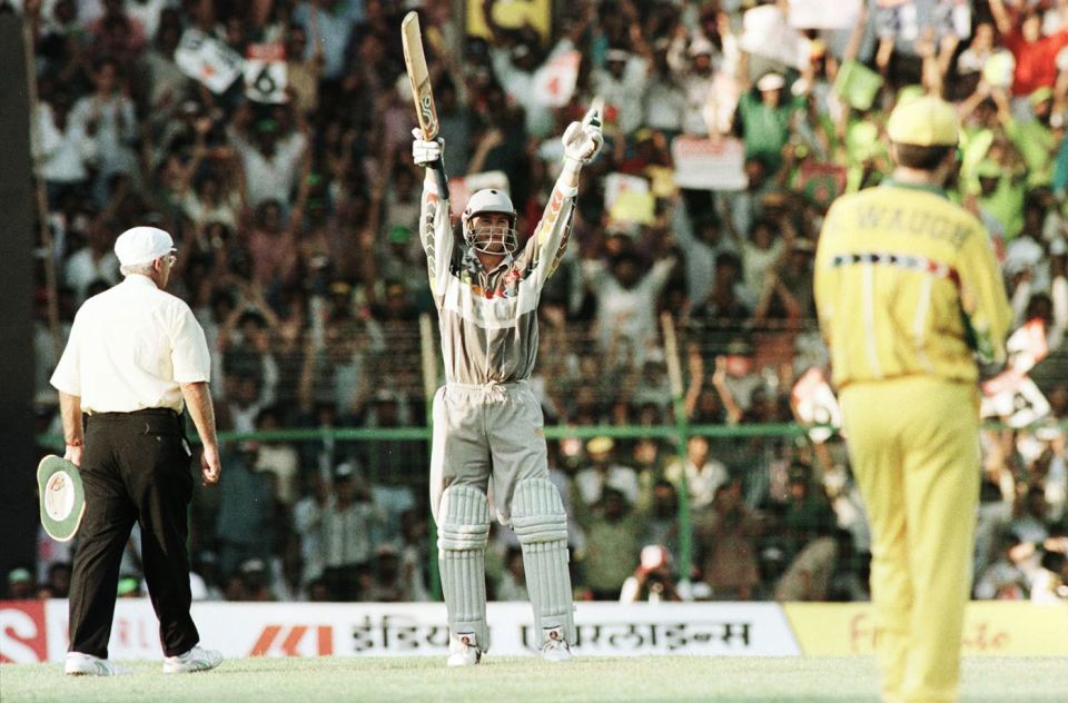 Chris Harris' century in the 1996 quarter-final wasn't enough to help New Zealand advance to the semis