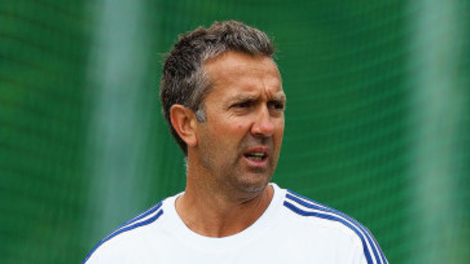 Ian Salisbury in the nets
