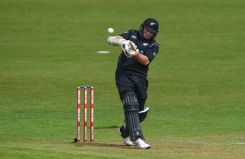 Tom Latham hit nine fours and four sixes