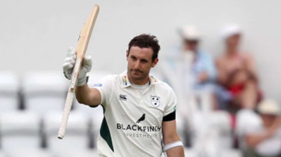 Daryl Mitchell led Worcestershire's reply with a century