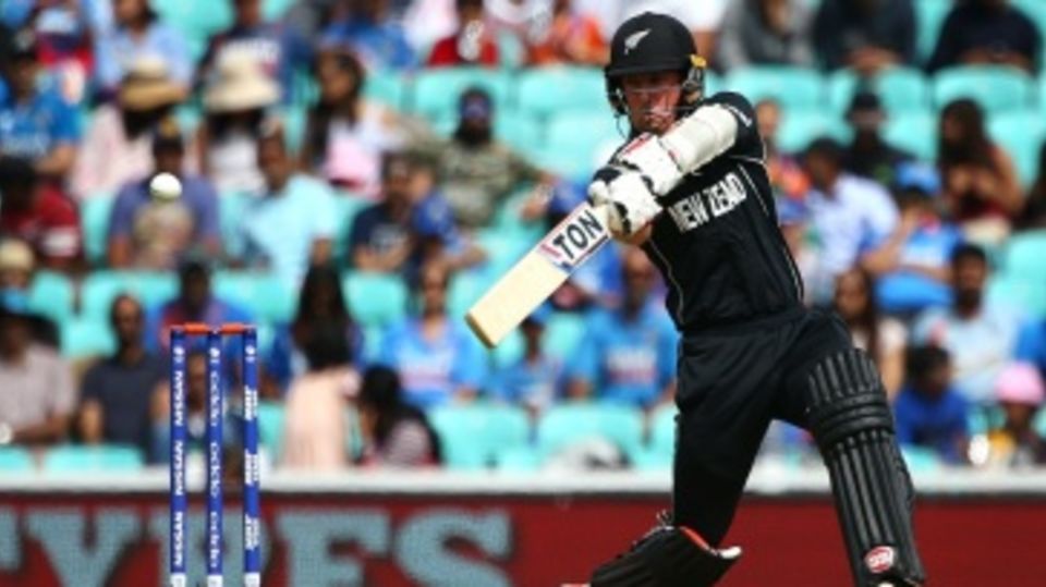 Luke Ronchi slaps one through the off side