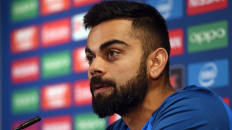 Virat Kohli speaks at a pre-match press conference