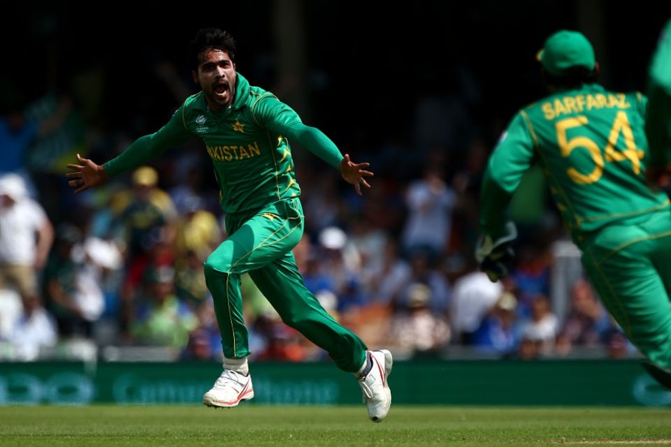 There's more where this came from: Mohammad Amir took three wickets on the biggest ODI stage of 2017