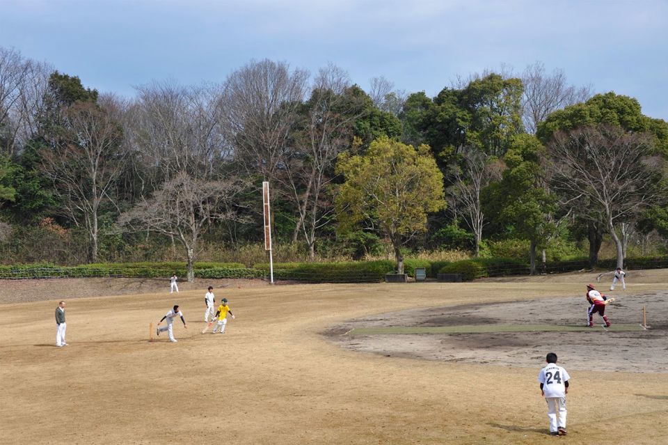 A Shiga match on a baseball pitch
