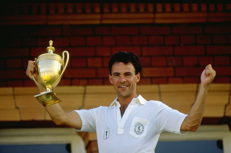 With the Benson & Hedges Cup in 1989, after a last-ball win over Essex: "That would be one of my best days in cricket"