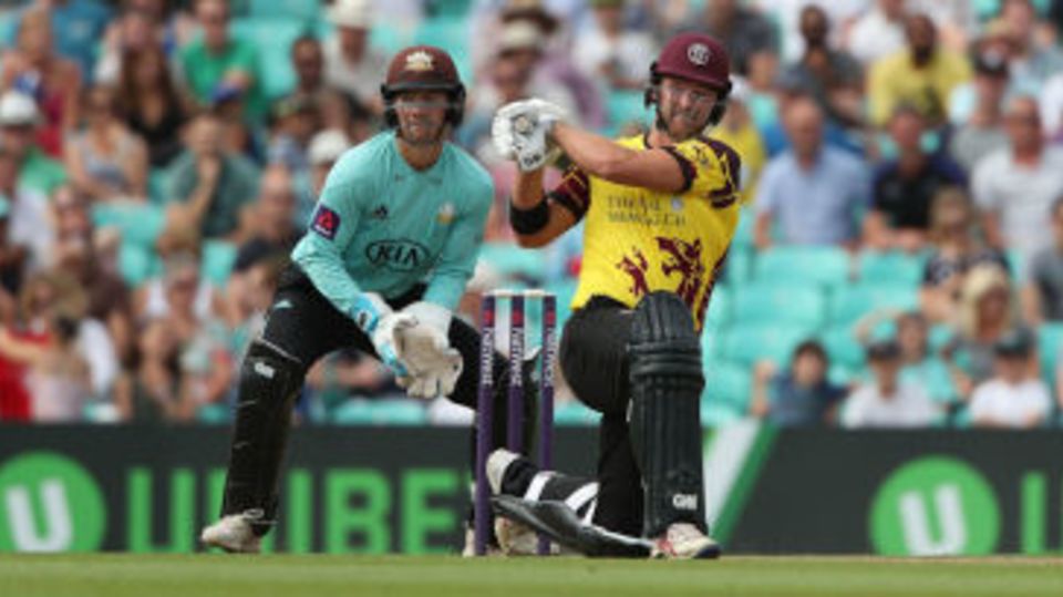 Corey Anderson gave Surrey a scare