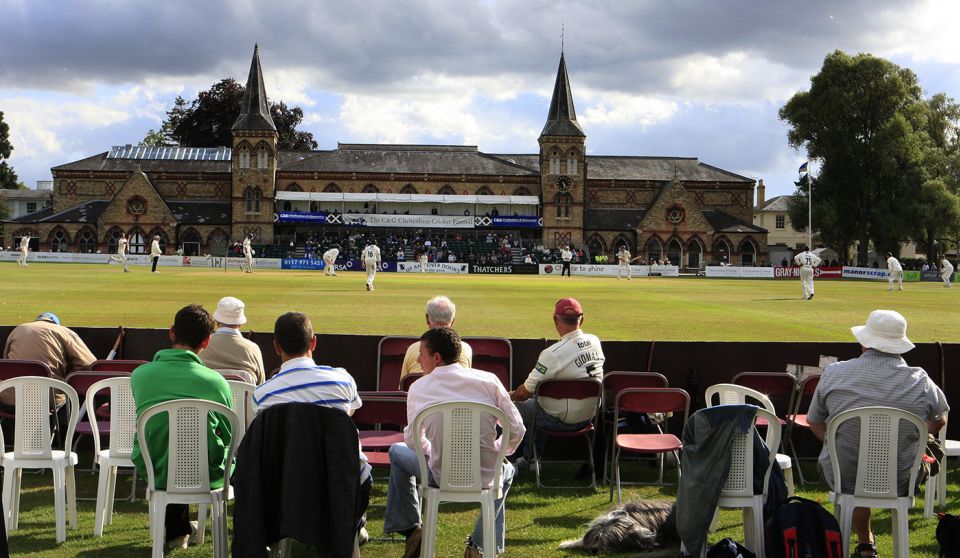 A Championship match at Cheltenham College, Gloucestershire's outground