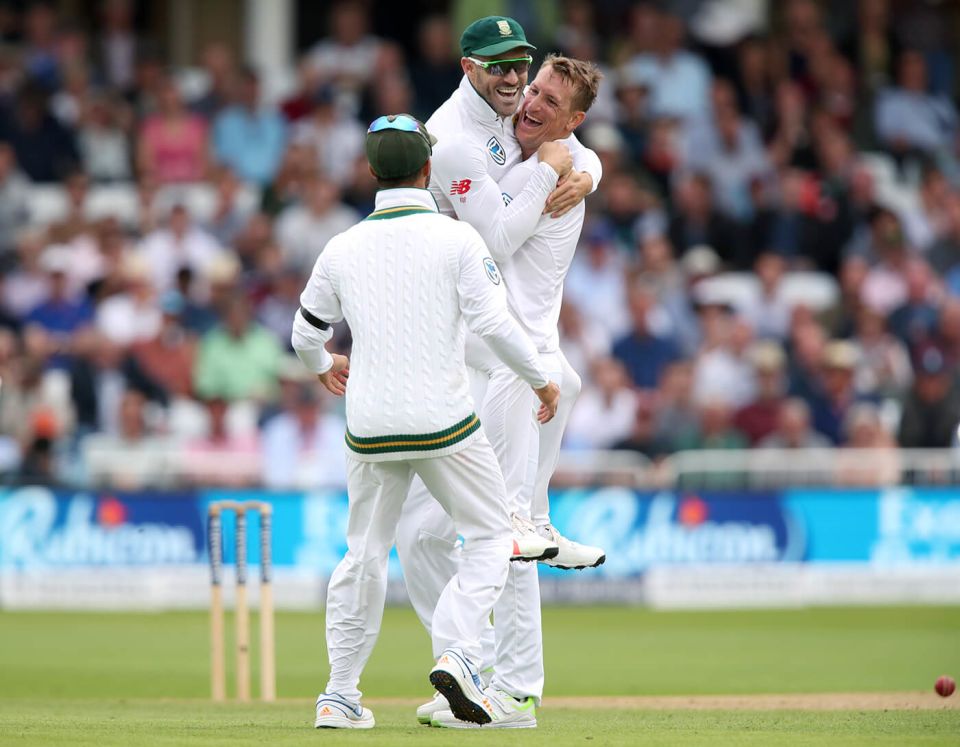 South Africa were full of bite and vigour after their captain, Faf du Plessis, returned to the side for the second Test