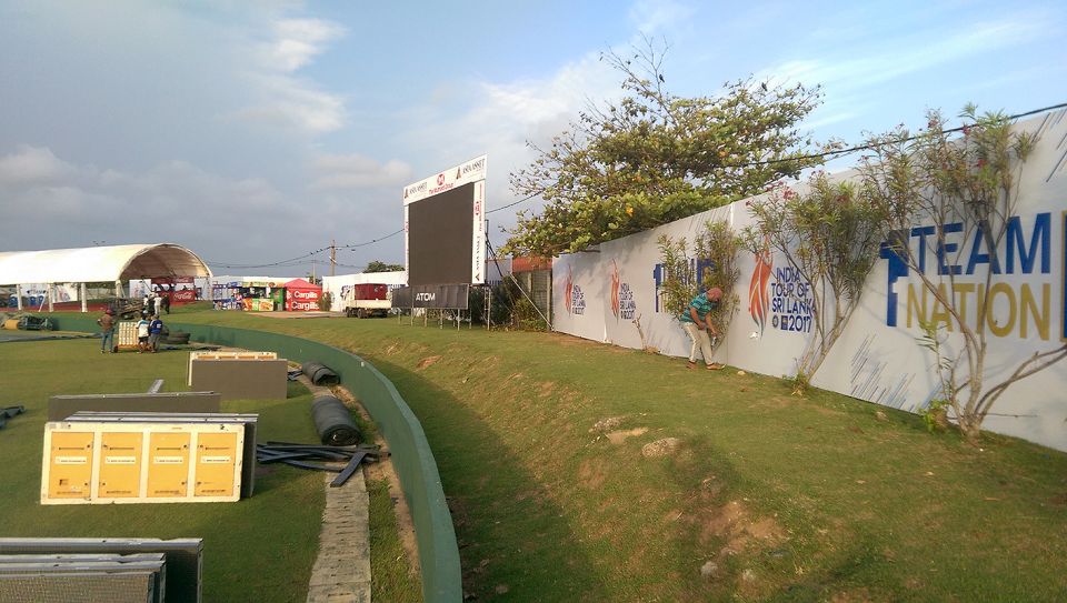 SLC CEO Ashley de Silva said the movement of vehicles causes disturbance to players, forcing them to cover the outer perimeter